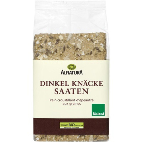 Bio Knäcke Dinkel Saaten vegan 200g Bio Knäcke Dinkel Saaten vegan 200g