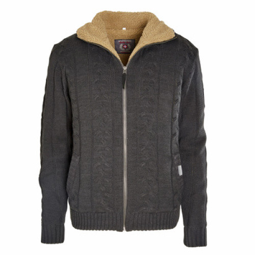 Wildwasser Strickjacke Größe M schwarz/grau 1St Wildwasser Strickjacke Größe M schwarz/grau 1St