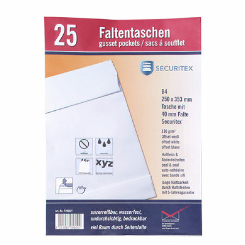 Faltentasche B4 25St Faltentasche B4 25St