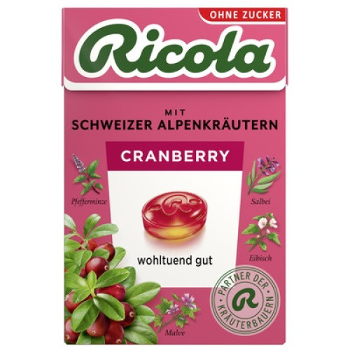 Ricola Cranberry 50g Ricola Cranberry 50g
