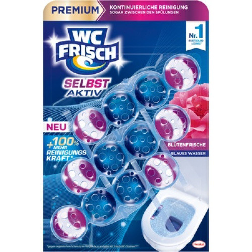 WC Frisch Selbst Aktiv blau Blütenfrische 3x50g WC Frisch Selbst Aktiv blau Blütenfrische 3x50g