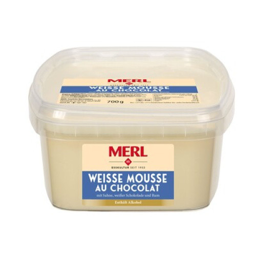 Mousse au Chocolat weiß frisch 700g Mousse au Chocolat weiß frisch 700g