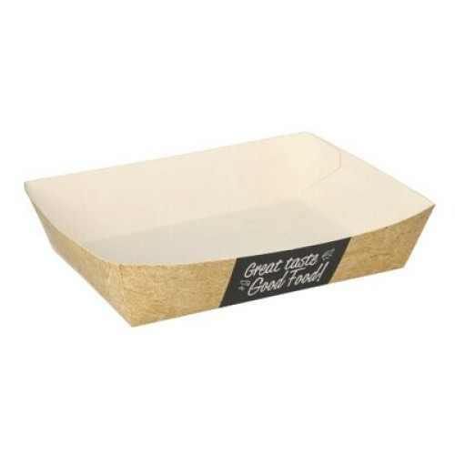 Papstar Pure Snacktray 4x13x18cm 50St Papstar Pure Snacktray 4x13x18cm 50St