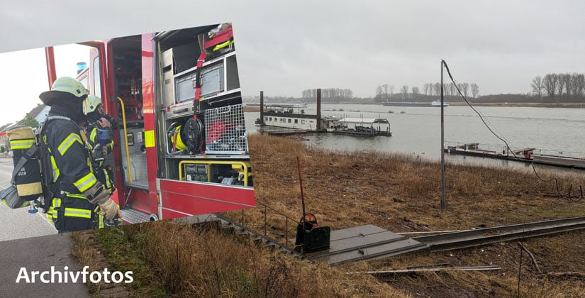 Alarmmeldungen in Einfamilienhäusern, auf dem Rhein und in einem Keller...
