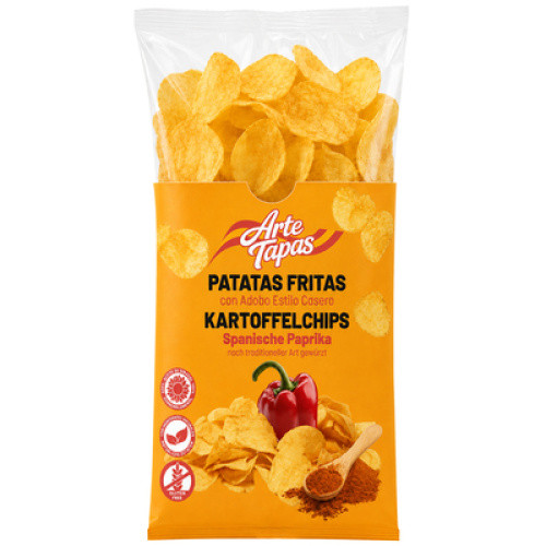 Arte Tapas Kartoffelchips Paprika 140g Arte Tapas Kartoffelchips Paprika 140g