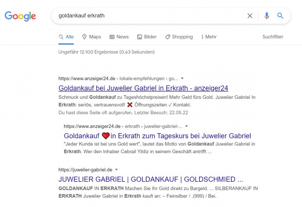 Google-Suche