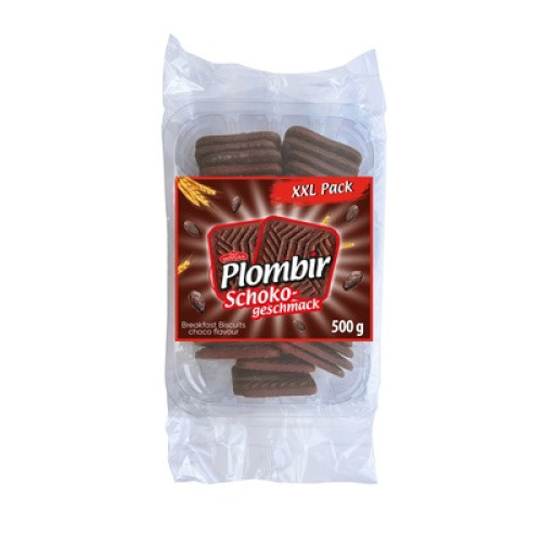 Plombir Breakfast Kekse XXL Schokogeschmack 500g Plombir Breakfast Kekse XXL Schokogeschmack 500g