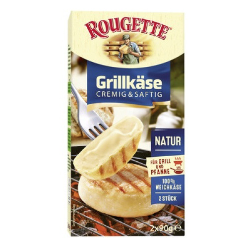 Rougette Grillkäse Natur 55% frisch 90g Rougette Grillkäse Natur 55% frisch 90g
