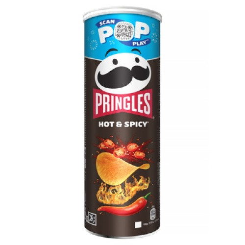 Pringles Hot & Spicy Kartoffelchips 165g Pringles Hot & Spicy Kartoffelchips 165g