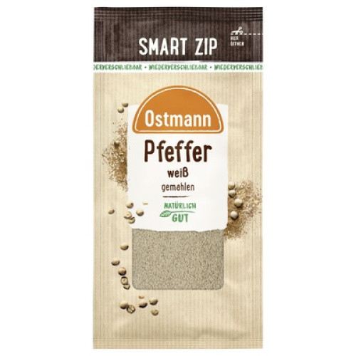 Pfeffer weiß gemahlen 22g Pfeffer weiß gemahlen 22g