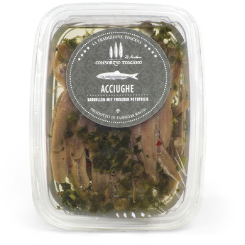 Acciughe Sardellen frisch 160g Acciughe Sardellen frisch 160g