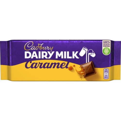 Cadbury Schokolade Milk Caramel 180g Cadbury Schokolade Milk Caramel 180g