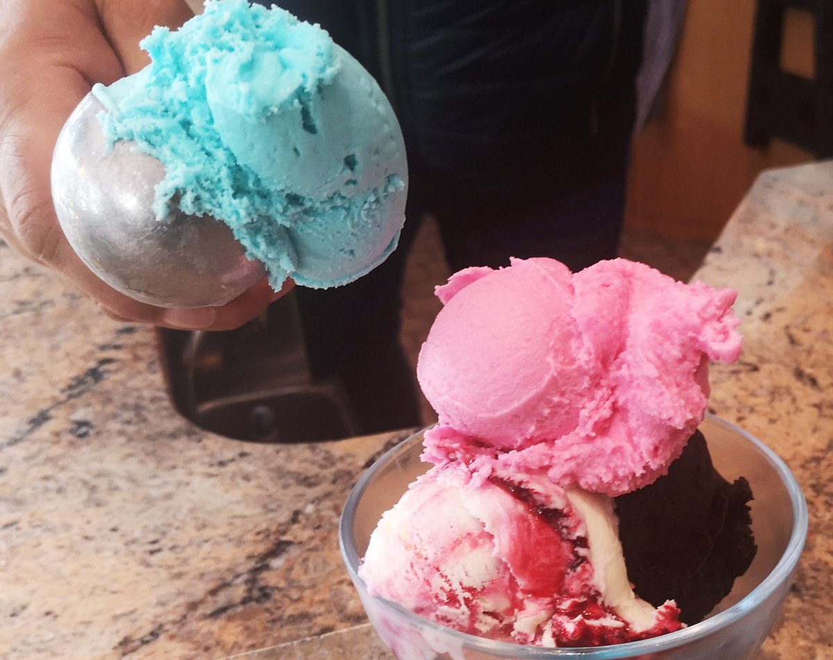 Eisbaer-Eisdiele-Hilden-Eissorte-Drachenfrucht-Delfin-Blau
