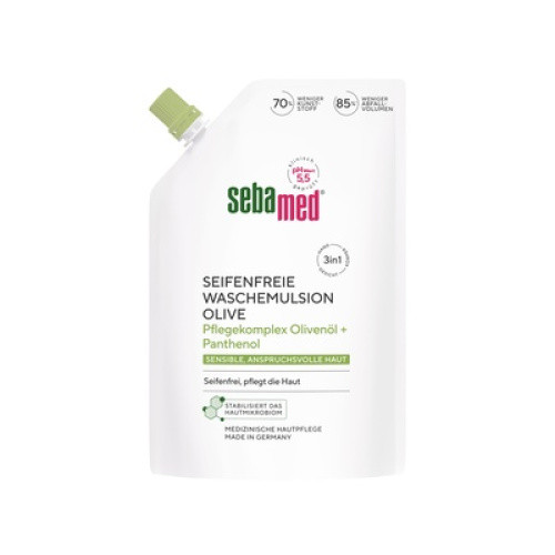 Sebamed Waschemulsion mit Olive Nachfüllpack 400ml Sebamed Waschemulsion mit Olive Nachfüllpack 400ml