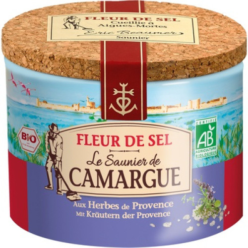 Bio Fleur de Sel Kräuter Provence Le Saunier de Camargue 125g Bio Fleur de Sel Kräuter Provence Le Saunier de Camargue 125g