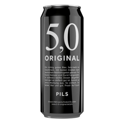 5,0 Original Pils 0,5l 5,0 Original Pils 0,5l