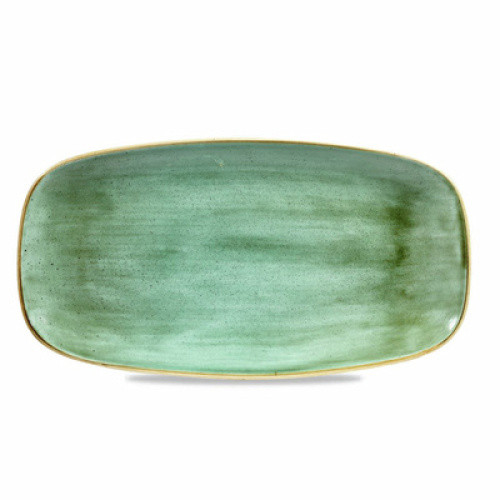 Platte eckig Stonecast 35,5x19cm samphire green 1St Platte eckig Stonecast 35,5x19cm samphire green 1St