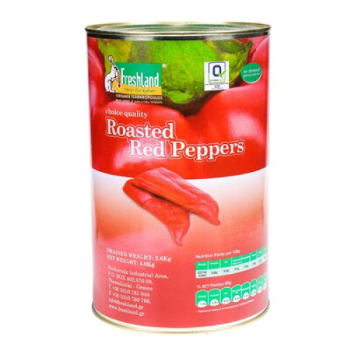Gegrillte Paprika rot gegrillt 2,4kg Gegrillte Paprika rot gegrillt 2,4kg