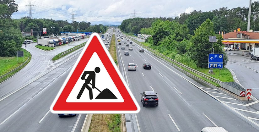 Arbeiten an der Fahrbahndecke – Umleitungen über Landstraßen und A542 Arbeiten an der Fahrbahndecke – Umleitungen über Landstraßen und A542