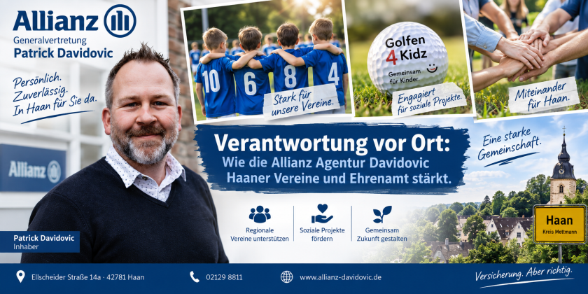 Verantwortung vor Ort in Haan