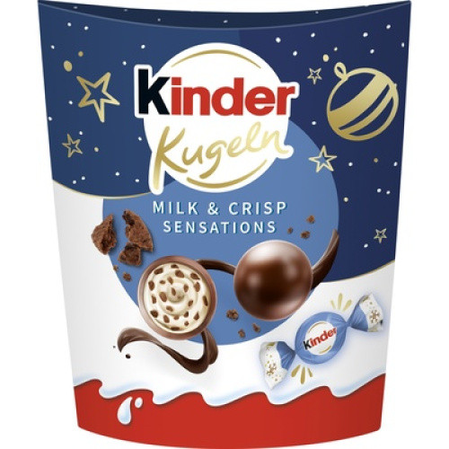 Kinder Kugeln Milk and Crispy Bits Sensation 90g Kinder Kugeln Milk and Crispy Bits Sensation 90g