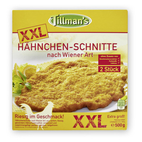 XXL Hähnchen Schnitte TK 2xca.250g XXL Hähnchen Schnitte TK 2xca.250g
