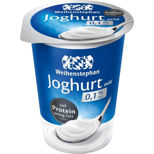 Weihenstephan Frischer Joghurt 0,1% Fett frisch 500g Weihenstephan Frischer Joghurt 0,1% Fett frisch 500g