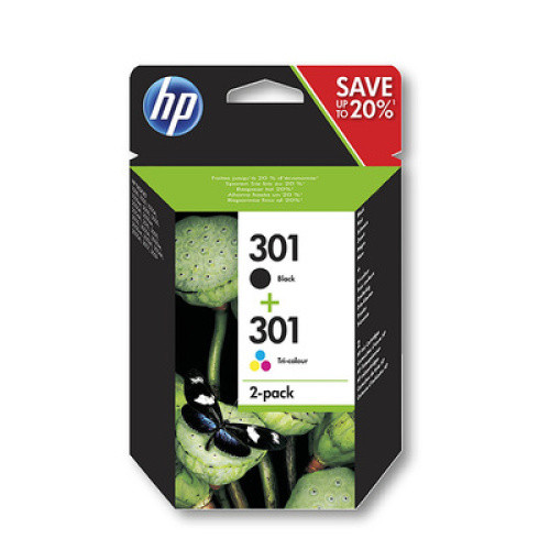 Tinte HP 301 Schwarz / Mehrfarbig 1St Tinte HP 301 Schwarz / Mehrfarbig 1St