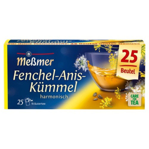 Meßmer Fenchel-Anis-Kümmel Tee 25x2g Meßmer Fenchel-Anis-Kümmel Tee 25x2g