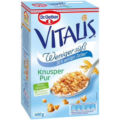 Dr. Oetker Vitalis Müsli 600g Dr. Oetker Vitalis Müsli 600g