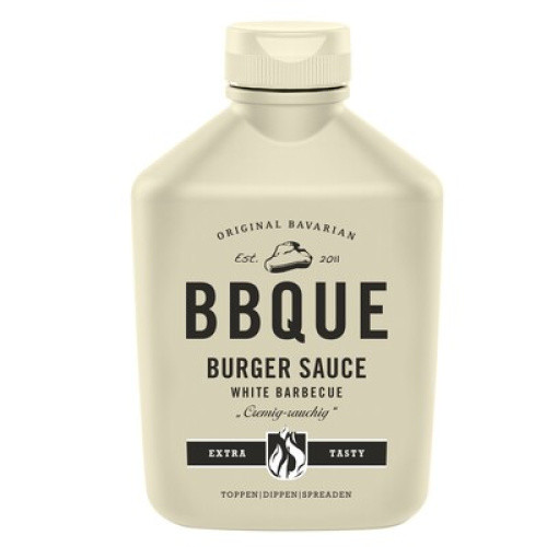 BBQUE Burger Sauce White Barbecue 400ml BBQUE Burger Sauce White Barbecue 400ml