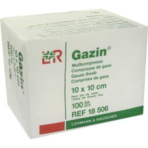 GAZIN Kompresse 10x10cm 8fach OP GAZIN Kompresse 10x10cm 8fach OP