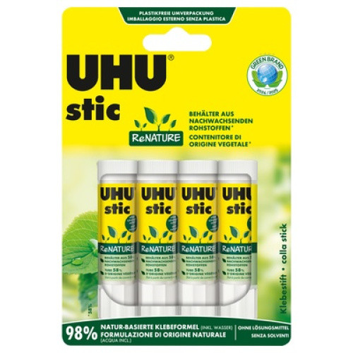 Uhu Stic Renature 4x8,2g Uhu Stic Renature 4x8,2g