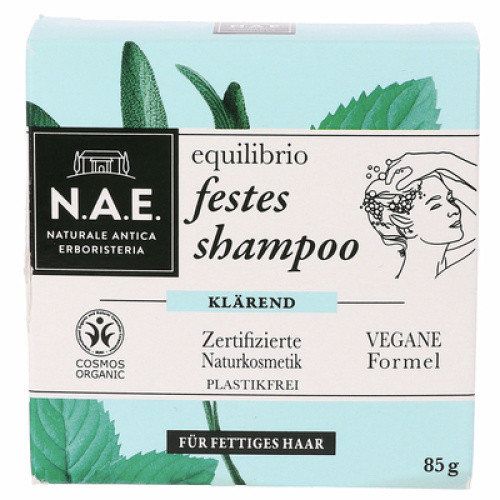 N.A.E. klärendes festes Shampoo für fettiges Haar 85g N.A.E. klärendes festes Shampoo für fettiges Haar 85g