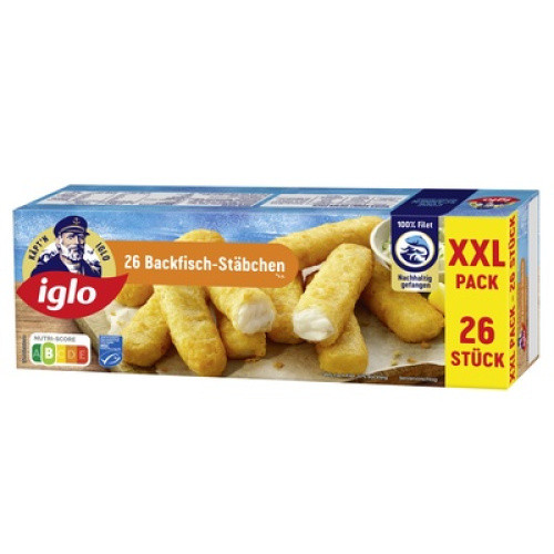 MSC Backfisch-Stäbchen TK 728g MSC Backfisch-Stäbchen TK 728g