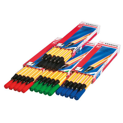 Stabilo Point 88 blau 10St Stabilo Point 88 blau 10St