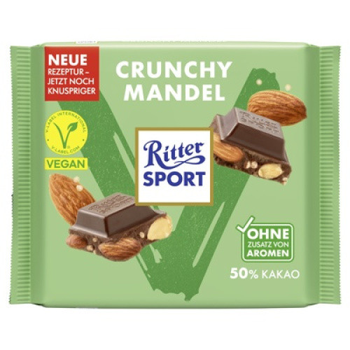 Ritter Sport Crunchy Mandel vegan 100g Ritter Sport Crunchy Mandel vegan 100g