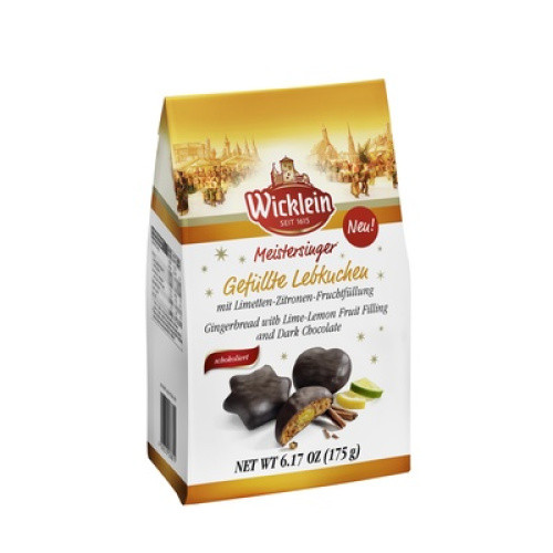 Meistersinger gefüllte Lebkuchen mit Limette-Zitrone 175g Meistersinger gefüllte Lebkuchen mit Limette-Zitrone 175g