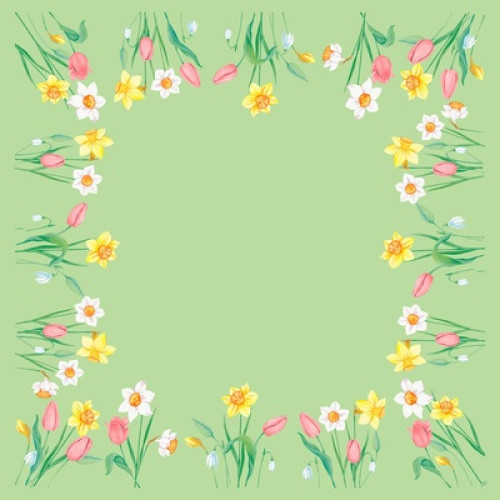 Dunicel Mitteldecke Spring Melody 84x84cm 20St Dunicel Mitteldecke Spring Melody 84x84cm 20St