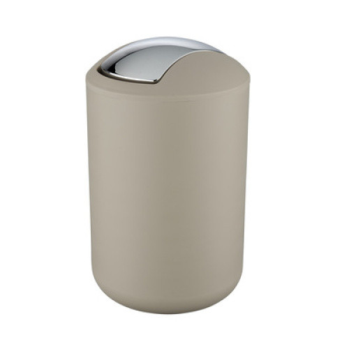 Schwingdeckeleimer Mod. Brasil L taupe 1St Schwingdeckeleimer Mod. Brasil L taupe 1St