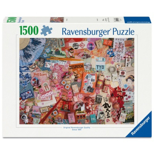 Ravensburger ´Tokyo´ (1500 Teile), Stadtmotiv mit fernöstlichem Flair. Premiumqualität mit Formenvie Ravensburger ´Tokyo´ (1500 Teile), Stadtmotiv mit fernöstlichem Flair. Premiumqualität mit Formenvie