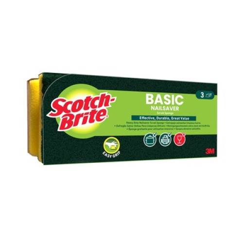 Scotch-Brite Basis Nailsaver Griffschwamm 3St Scotch-Brite Basis Nailsaver Griffschwamm 3St
