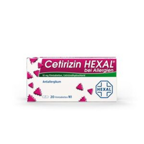CETIRIZIN HEXAL Filmtabletten bei Allergien CETIRIZIN HEXAL Filmtabletten bei Allergien