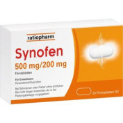 Synofen 500 mg/ 200 mg Filmtabletten Synofen 500 mg/ 200 mg Filmtabletten