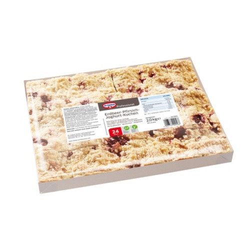 Erdbeer-Pfirsich-Joghurt-Kuchen TK 2kg Erdbeer-Pfirsich-Joghurt-Kuchen TK 2kg