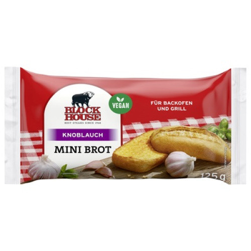 Mini Brot Knoblauch frisch 125g Mini Brot Knoblauch frisch 125g