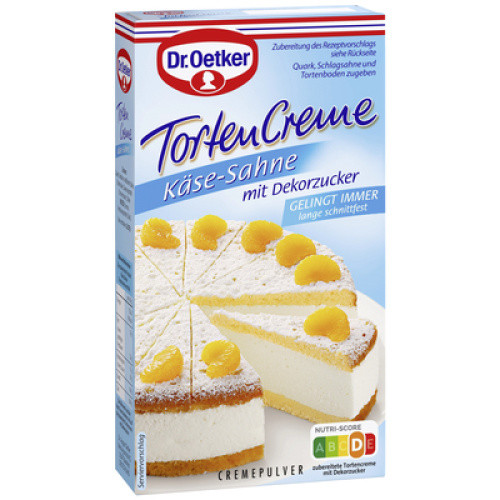 Dr. Oetker Käse-Sahne Torten Hilfe 150g Dr. Oetker Käse-Sahne Torten Hilfe 150g