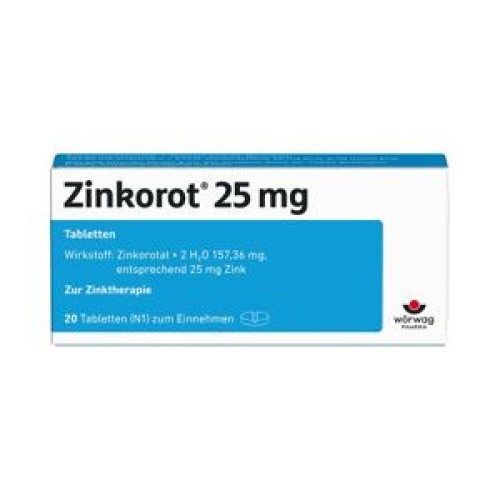 Zinkorot 25 mg Tabletten Zinkorot 25 mg Tabletten