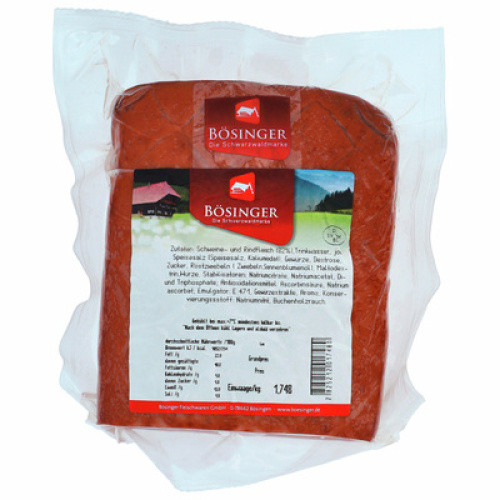 Fleischkäse grob frisch 1/2St Fleischkäse grob frisch 1/2St