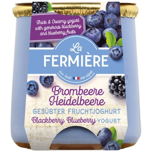 La Fermiere Joghurt Blaubeere frisch 140g La Fermiere Joghurt Blaubeere frisch 140g